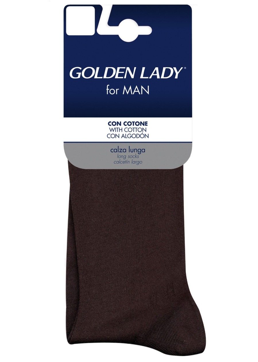 Golden Lady Calza Lunga Uomo In Cotone